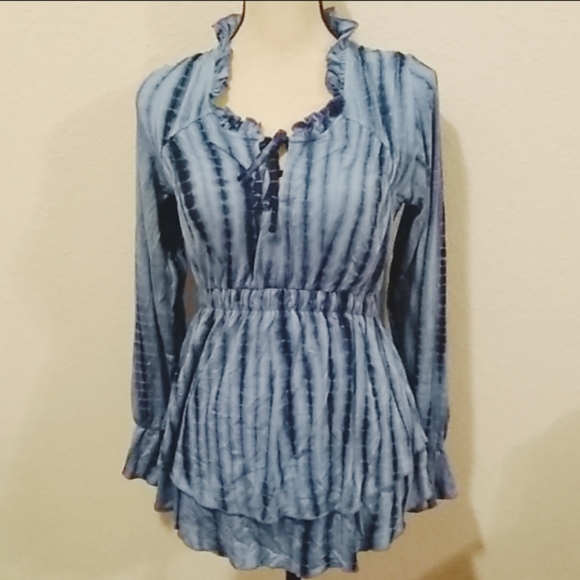 BOSTON PROPER PEASANT STYLE TOP - Picture 3 of 8